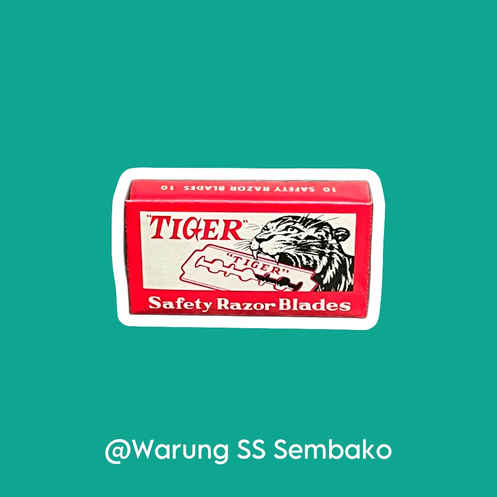 

Tiger Silet kecil 1 kotak isi 10 pcs/lembar silet