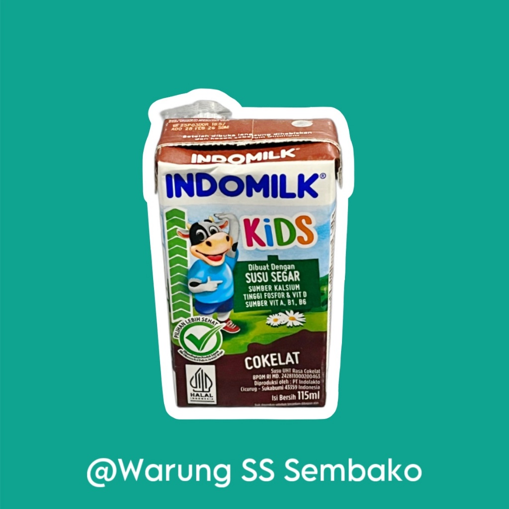 

Indomilk Kids Susu Coklat kotak 115ml