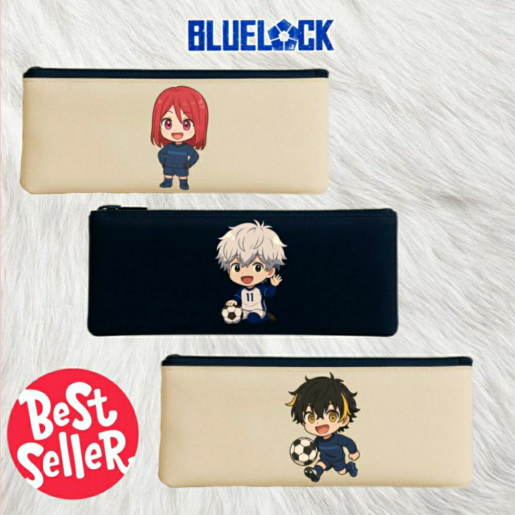 

Tempat pinsil cordura blue lock tepak anime Bluelock