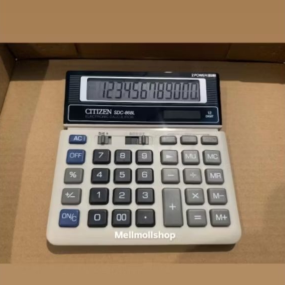 KALKULATOR CITIZEN SDC-868L KALKULATOR MURAH BARANG ORIGINAL KALKULATOR KANTOR CALKULATOR CITIZEN