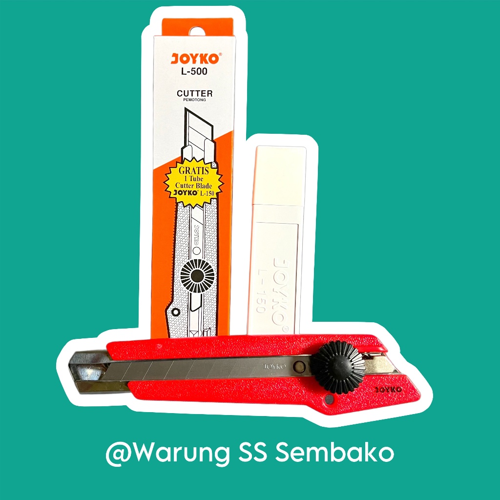 

Joyko Cutter L500 besar + bonus isi cutter 1 pcs