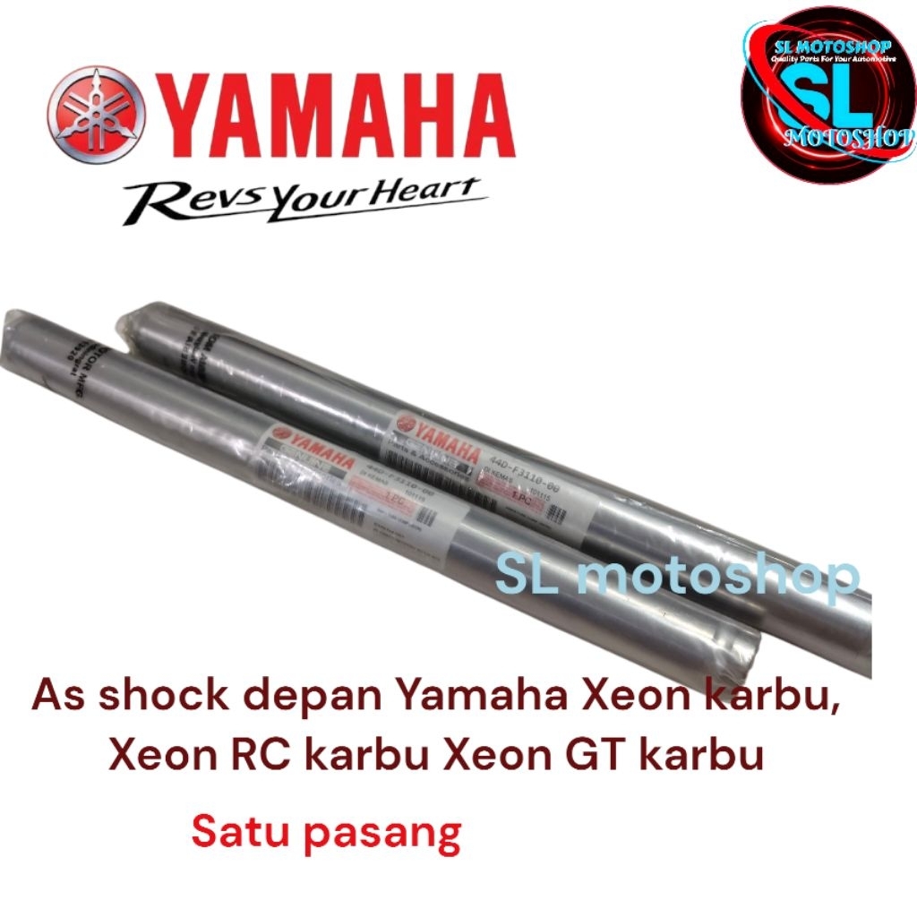 as shock depan Yamaha Xeon karbu, Xeon GT karbu, Xeon RC karbu satu pasang