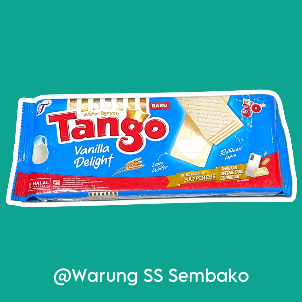 

Tango Wafer Renyah Vanila ukuran besar 1 pcs