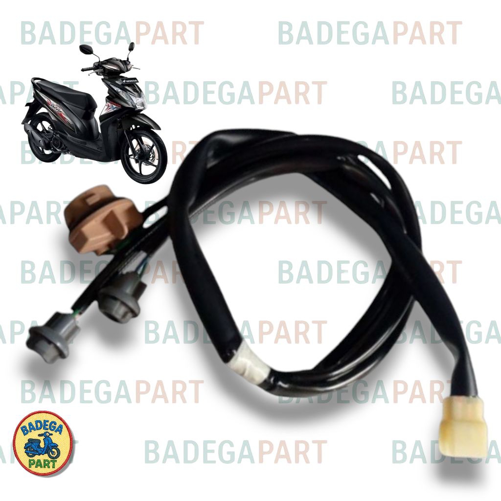 pitting kabel socket lampu belakang set lampu stop belakang sen kanan kiri HONDA BEAT K25 stater hal