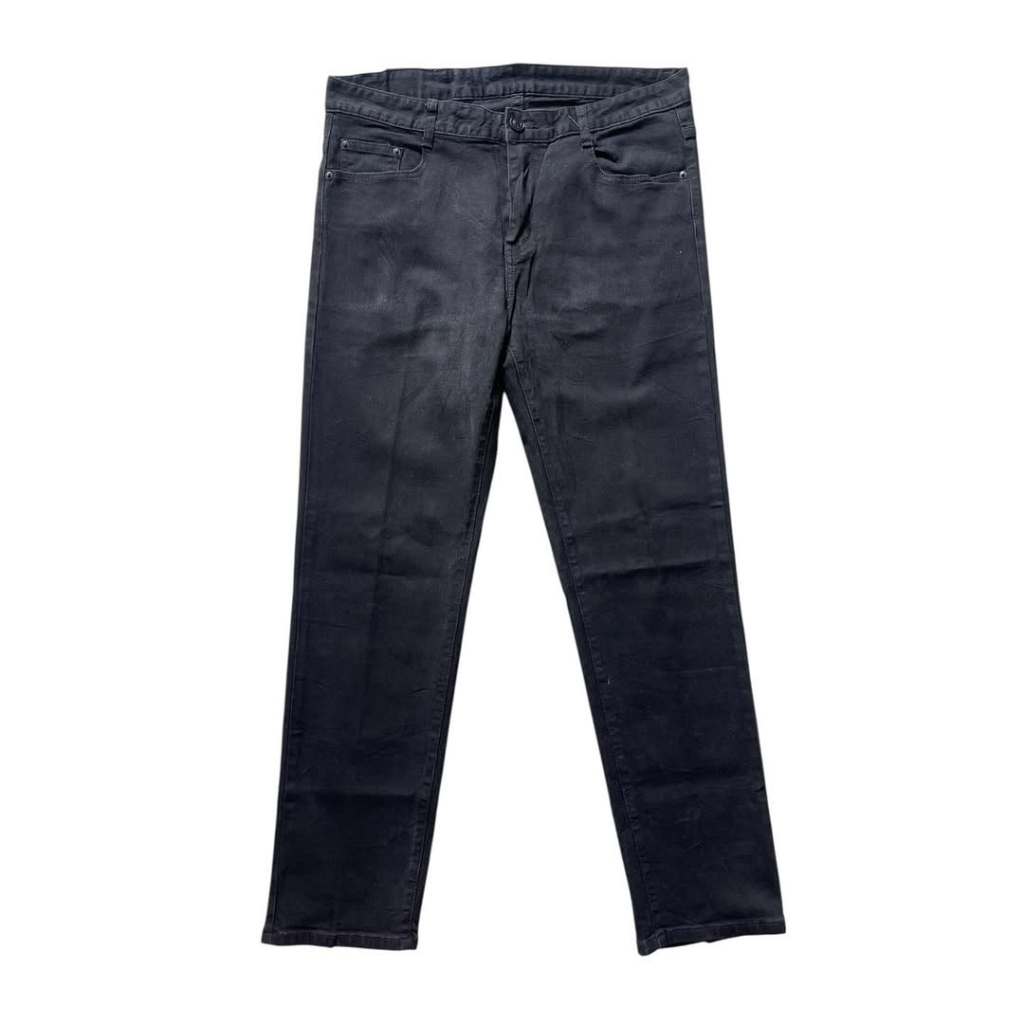 JEAN MONEY DENIM SKINNY FIT TAPERED IN BLACK JEANS (33)