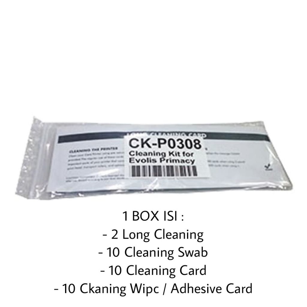 Cleaning Kit Id Card For Printer Evolis Primacy PN: CK-P0308 Original