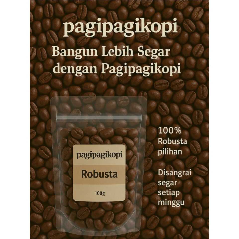 

Kopi Robusta Flores Manggarai (100gr)