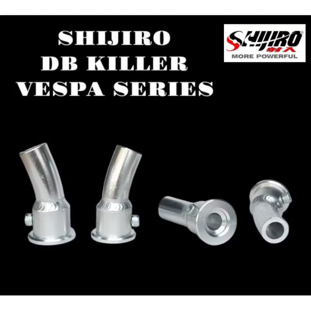 DB KILLER PEREDAM KNALPOT STANDAR RACING VESPA MATIC