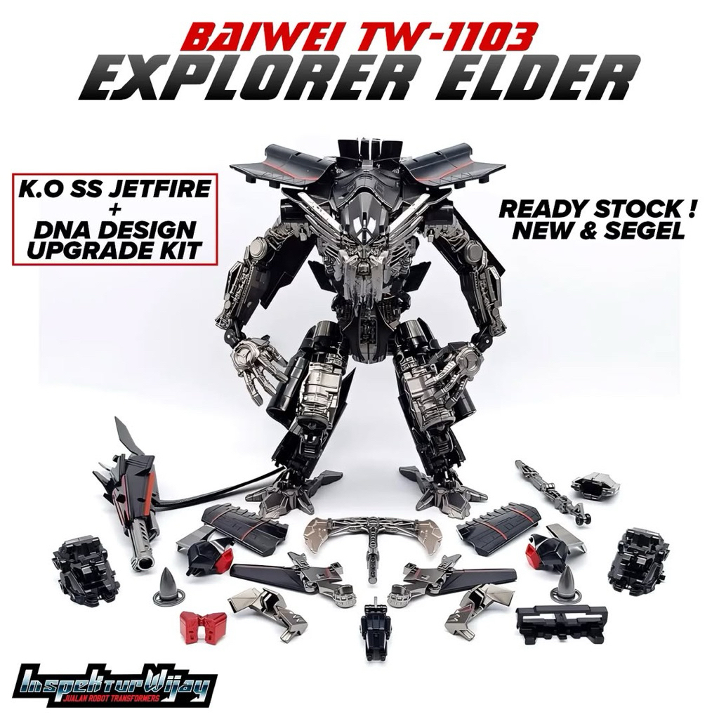 Studio Series Jetfire ukuran original merek Baiwei bukan Hasbro