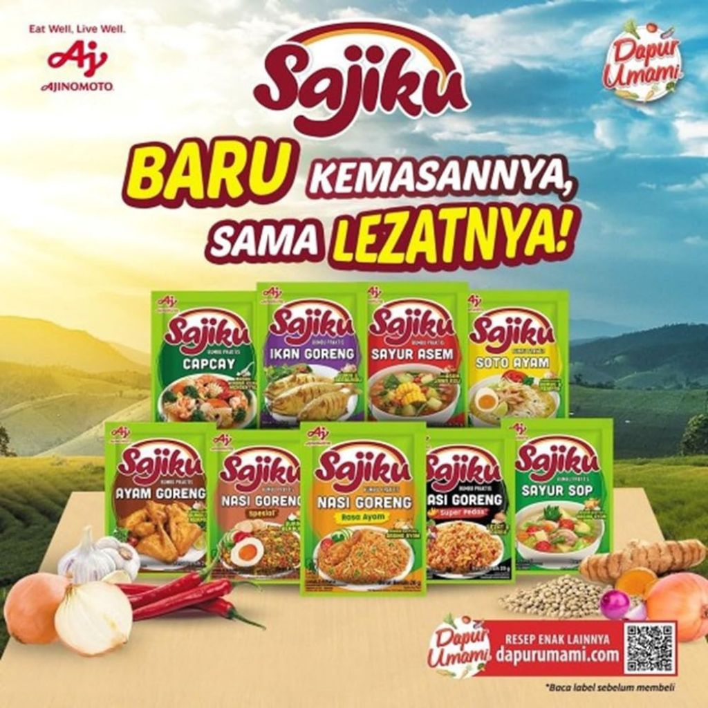 

SAJIKU BUMBU MASAK INSTAN NASI GORENG CAPCAY SOTO AYAM SAYUR ASEM SAYUR SOP AYAM GORENG IKAN GORENG