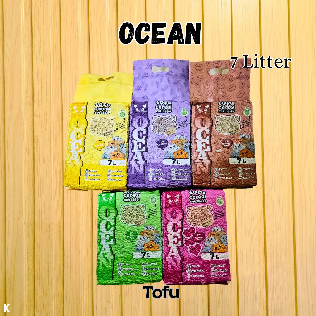 Pasir Tofu Pasir Kucing Pasir Ocean Tofu 7L