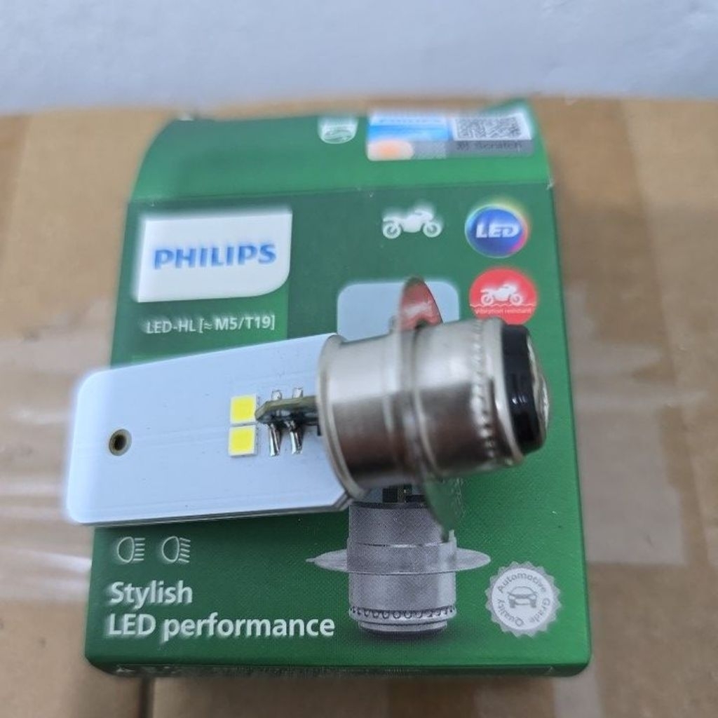 LAMPU MOTOR DEPAN LED PHILIPS ULTINON BUAT MOTOR HONDA BEAT,BEAT FI,SCOOPY,SPACY,BEAT POP ESP,BEAT S