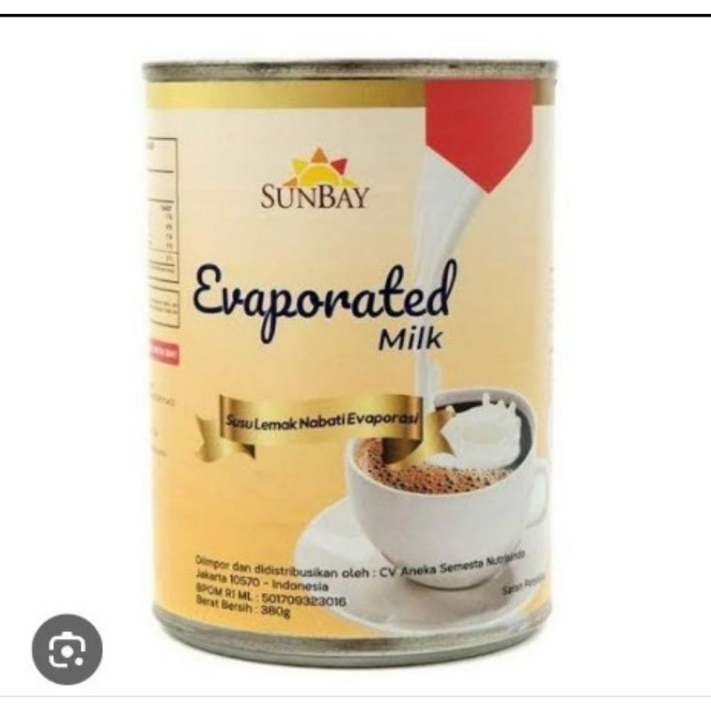 

susu sunbay evaporasi 380g