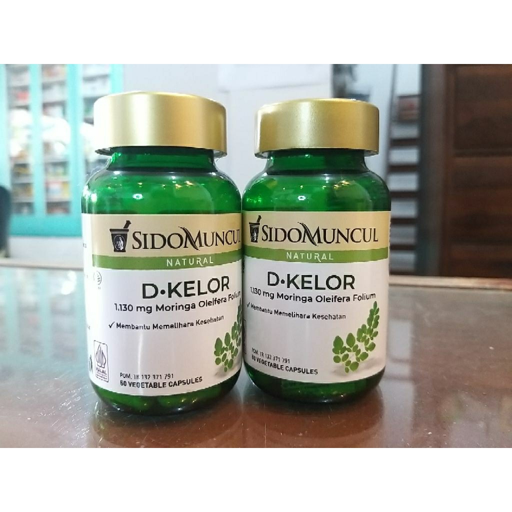 Sari Daun KELOR @ 50 KAPSUL | DAUN KELOR | sidomuncul natural