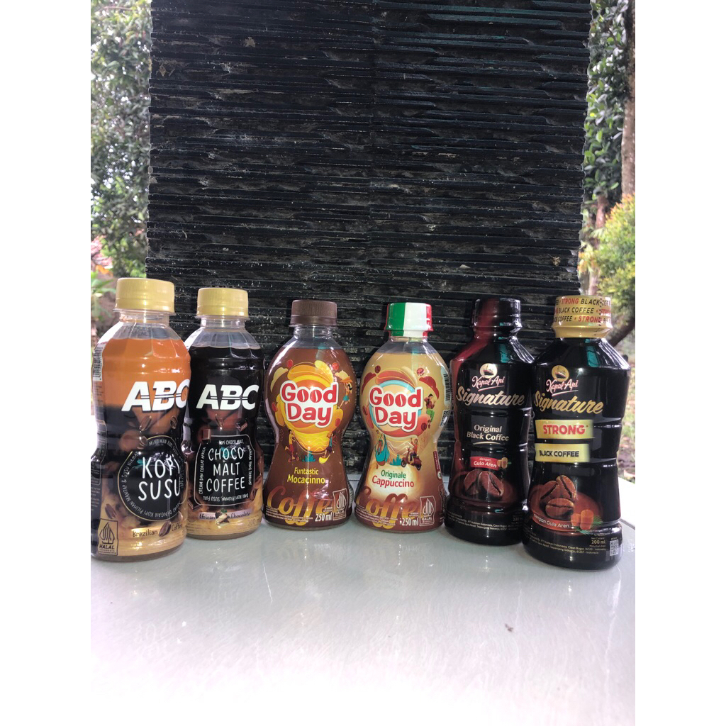 

Kopi Instan Kemasan Botol Good Day/ Kapal Api/ ABC