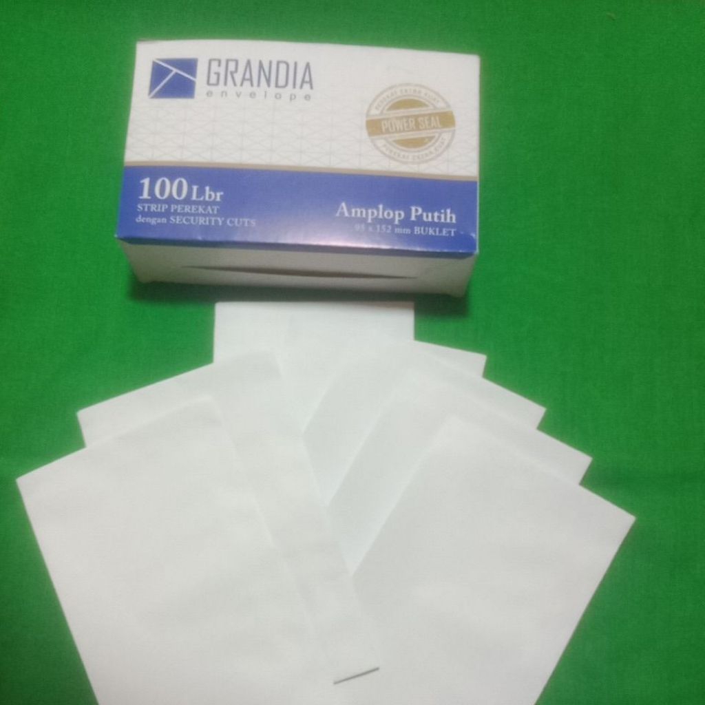 

amplop putih 95 x 152 mm PER 25 Pic