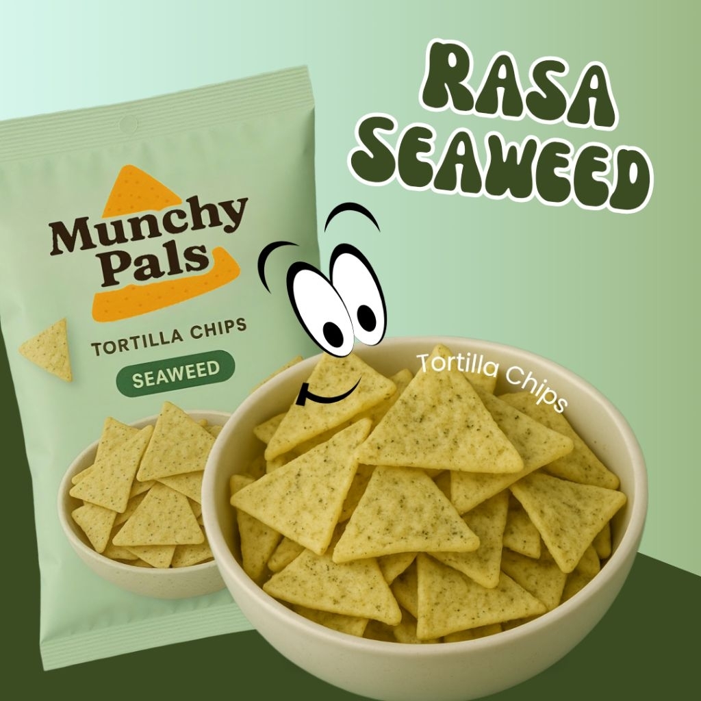 

Munchy Pals Tortilla Chips Seaweed 140 gr