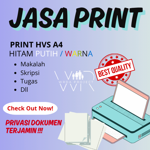 

PRINT / CETAK BUKU CEPAT A4 75 GSM TERMURAH, CETAK DOKUMEN MAKALAH, PROPOSAL, SKRIPSI, TESIS, JURNAL, DLL