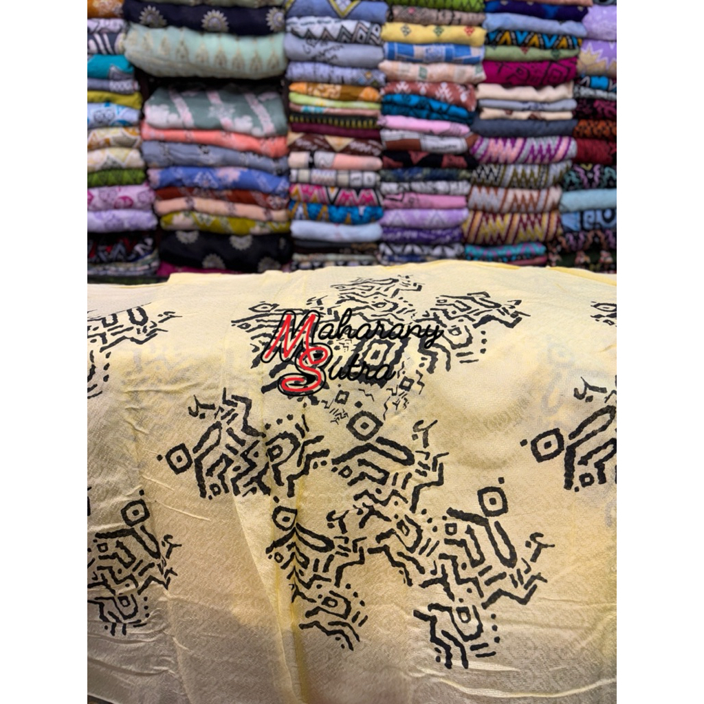 kain meteran sutra dobi motif lontara kain meteran khas makassar