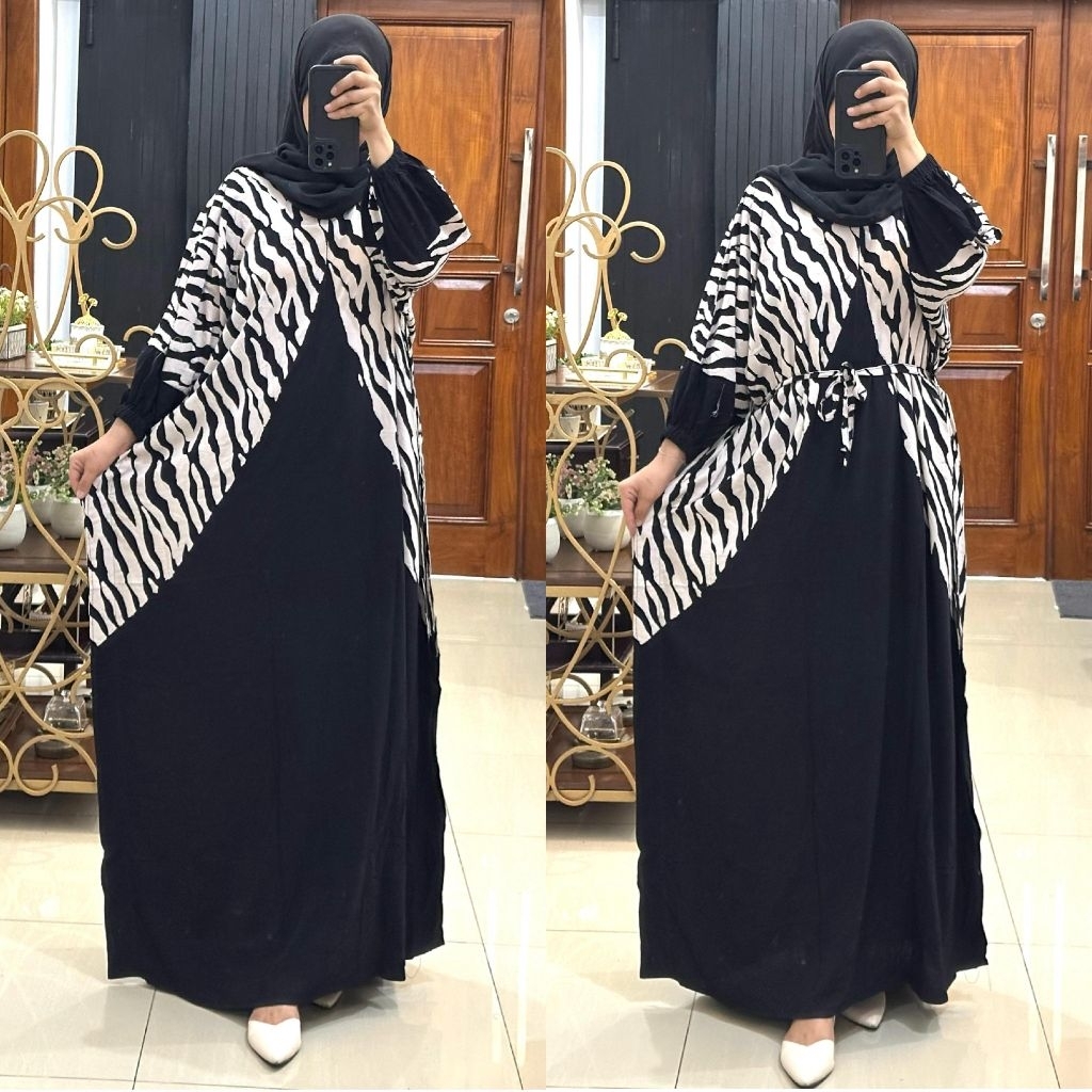 Belluva Gamis Kaftan Premium Terbaru ukuran Jumbo Kaftan Batik Pekalongan