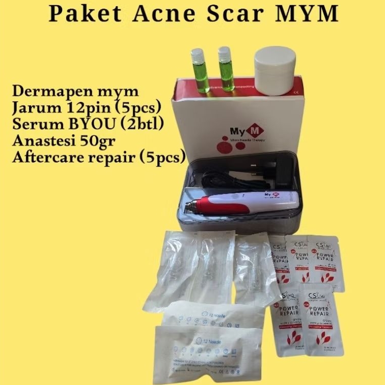 PAKET ACNE SCARS MTS BOPENG DERMAPEN