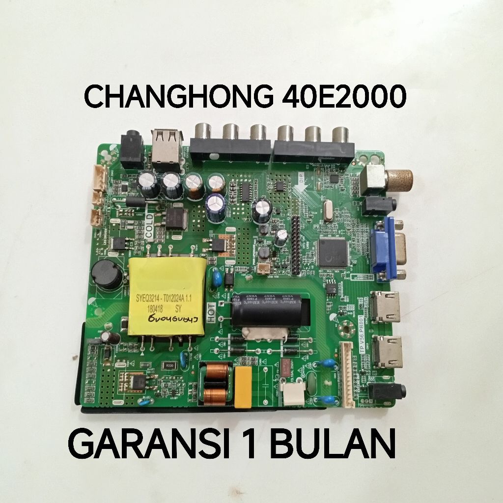 MB TV CHANGHONG 40E2000 MAINBOARD-MOTHERBOARD-MOBO-MODUL MESIN TV LED CHANGHONG 40E2000