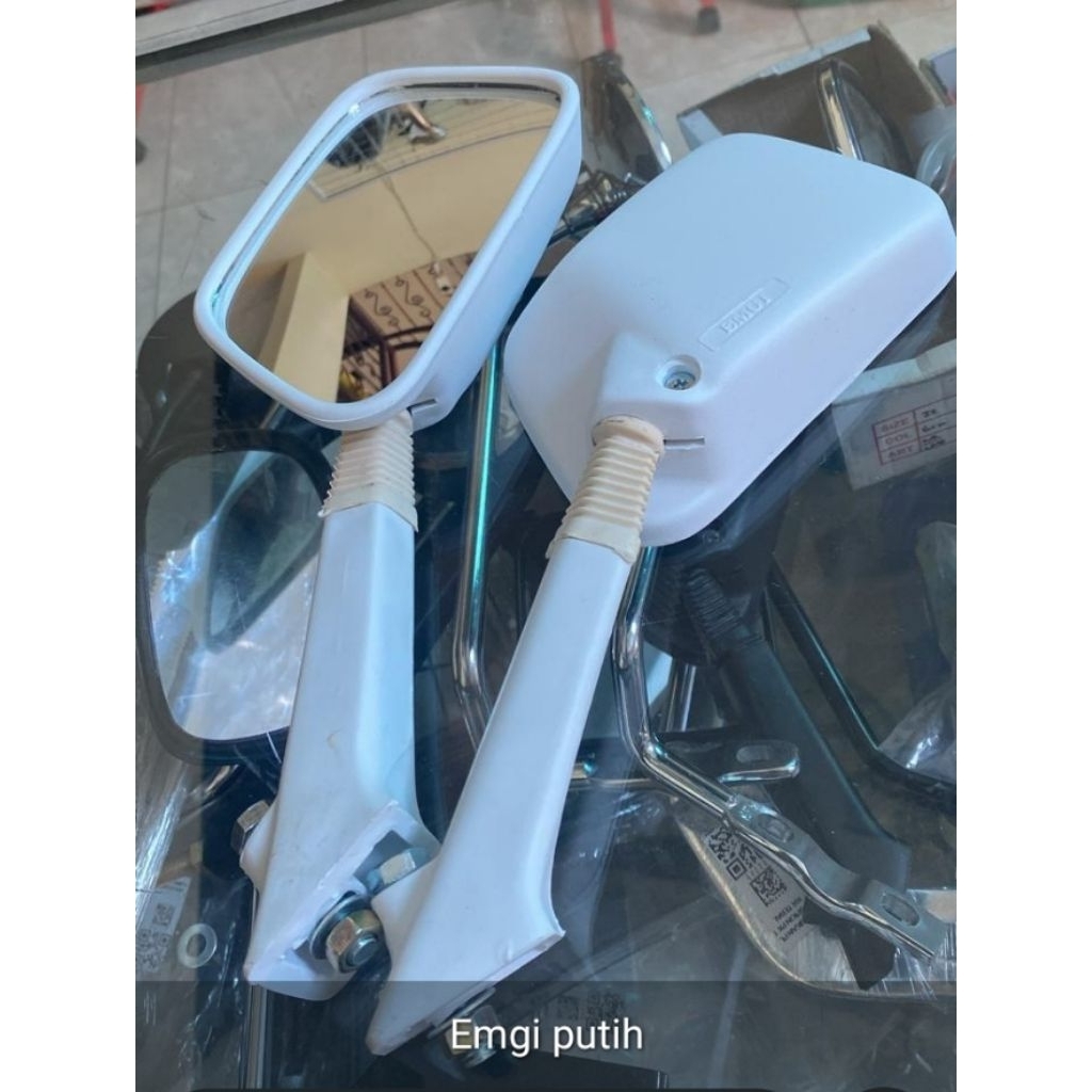 Spion Vespa PX Exclusive Warna Putih