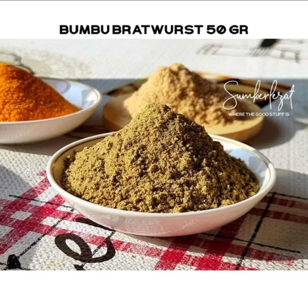 

Sumberlezat Bumbu Aroma Sosis Frankfurter Halal 50 gr - Bumbu Bratwurst Berkualitas 50Gram