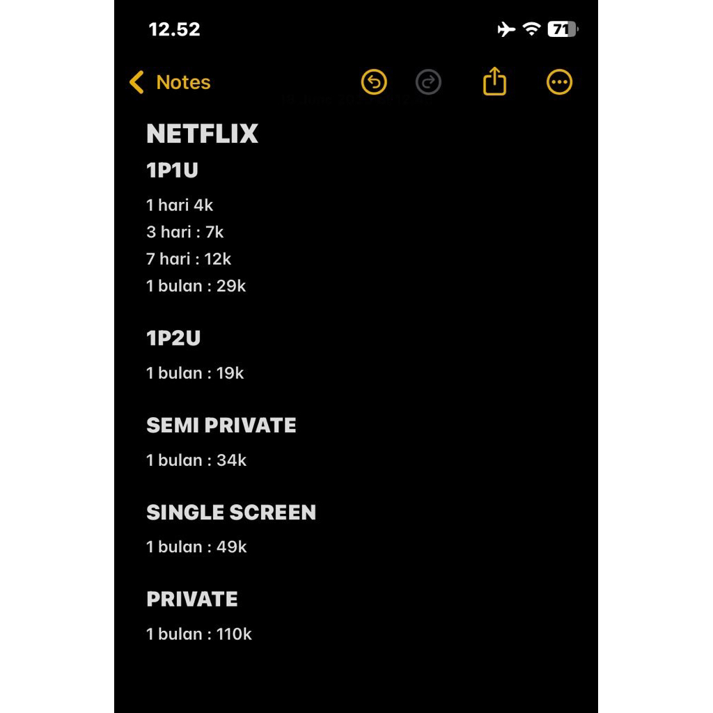 NETFLIX PREMIUM MURAH MERIAH BANGET (HARIAN)