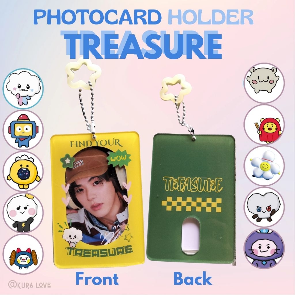 Photocard Holder Cahol 7 x 10,5 cm Treasure Yg treasure Acrylic