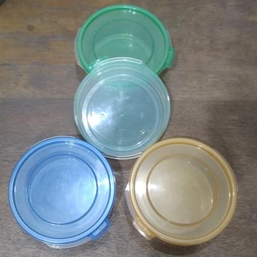 

MANGKOK PLASTIK BULAT BOX TEBAL TUTUP MAKANAN BENING CLARIS TRANSPARAN