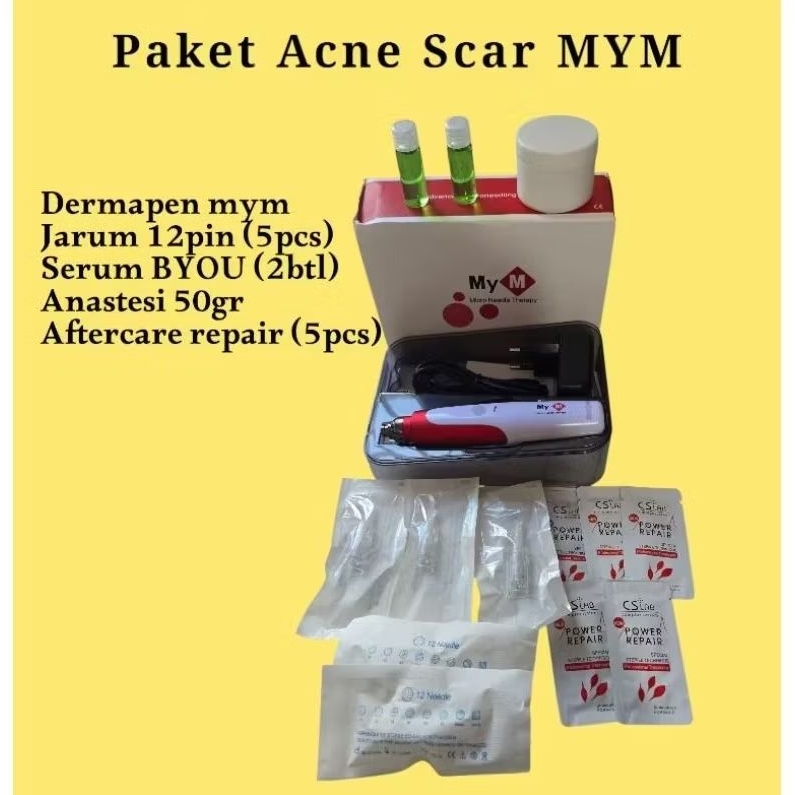 Paket acne scar mts bopeng dermapen