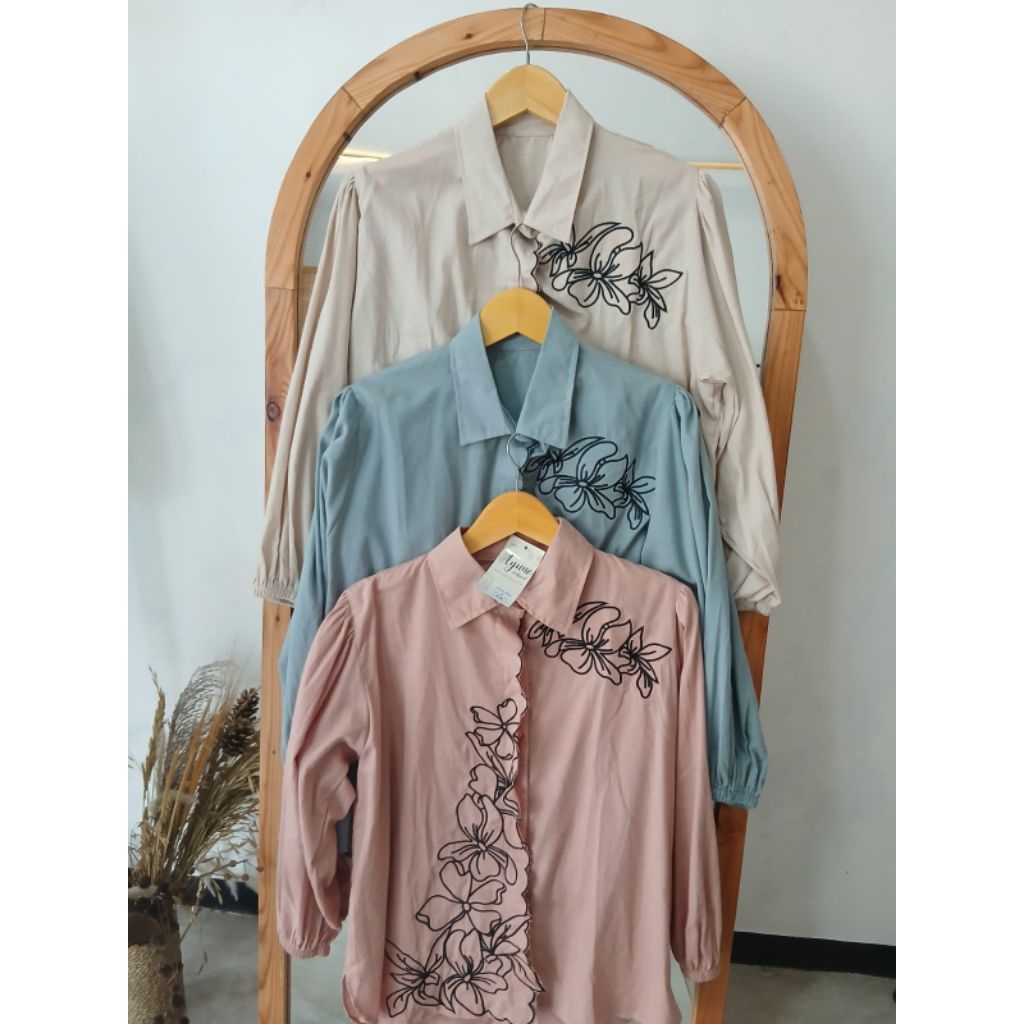 Nuna shirt   || Ayune Clothes - Kemeja Wanita