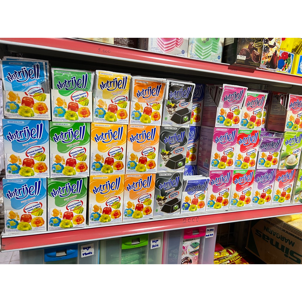 

Jelli NUTRIJELL 10gr / agar nutijell / agar rasa buah