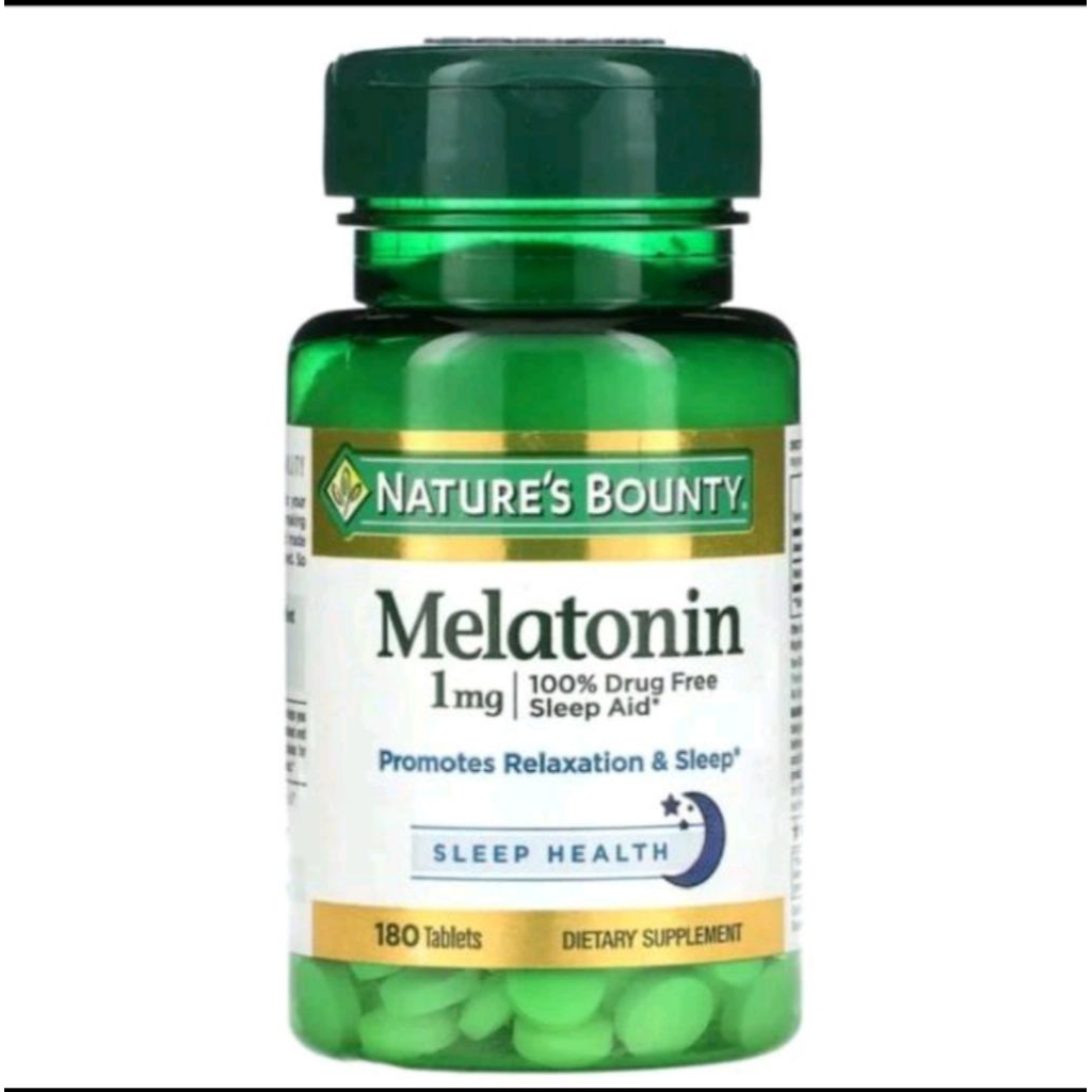 nature's bounty melatonin 1mg 180.tablet