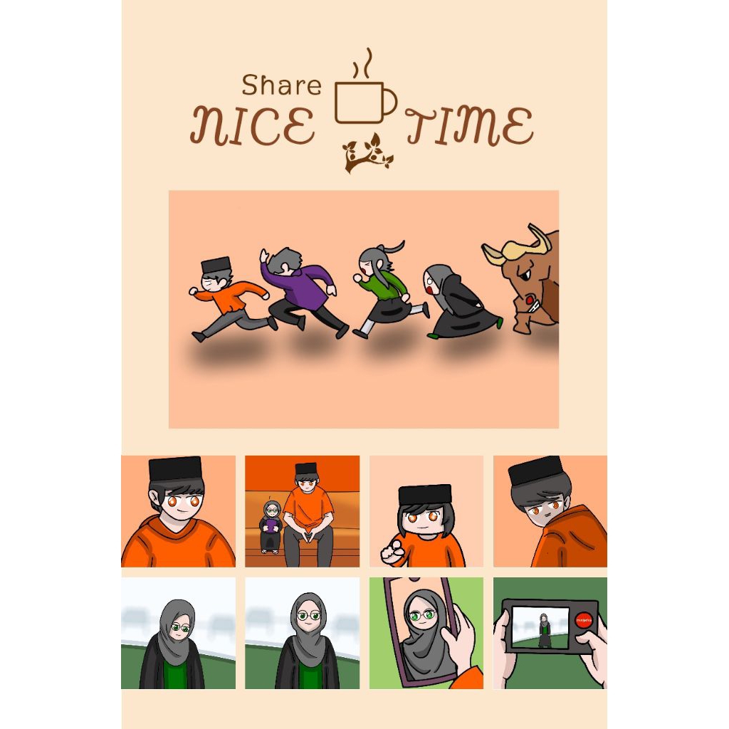 

jasa gambar digital karakter buat foto profil chennal dll nya