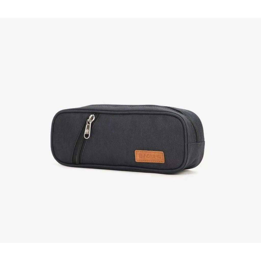 

Flash Deal Tempat Pensil AOKING Travel Pria/Wanita Kanvas Pencil Case Kantor BY1019