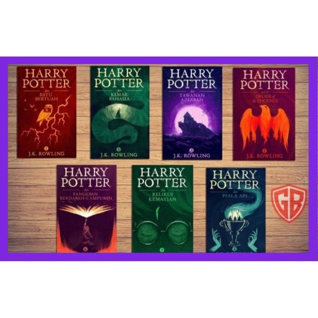 Novel Harry Potter complete series - JK Rowling ( bahasa Indonesia) piala Api