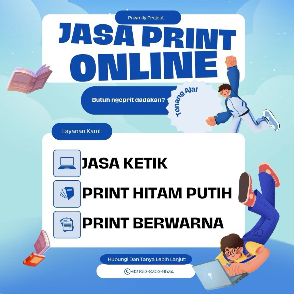 

JASA PRINT ONLINE - CIMAHI - bisa instan
