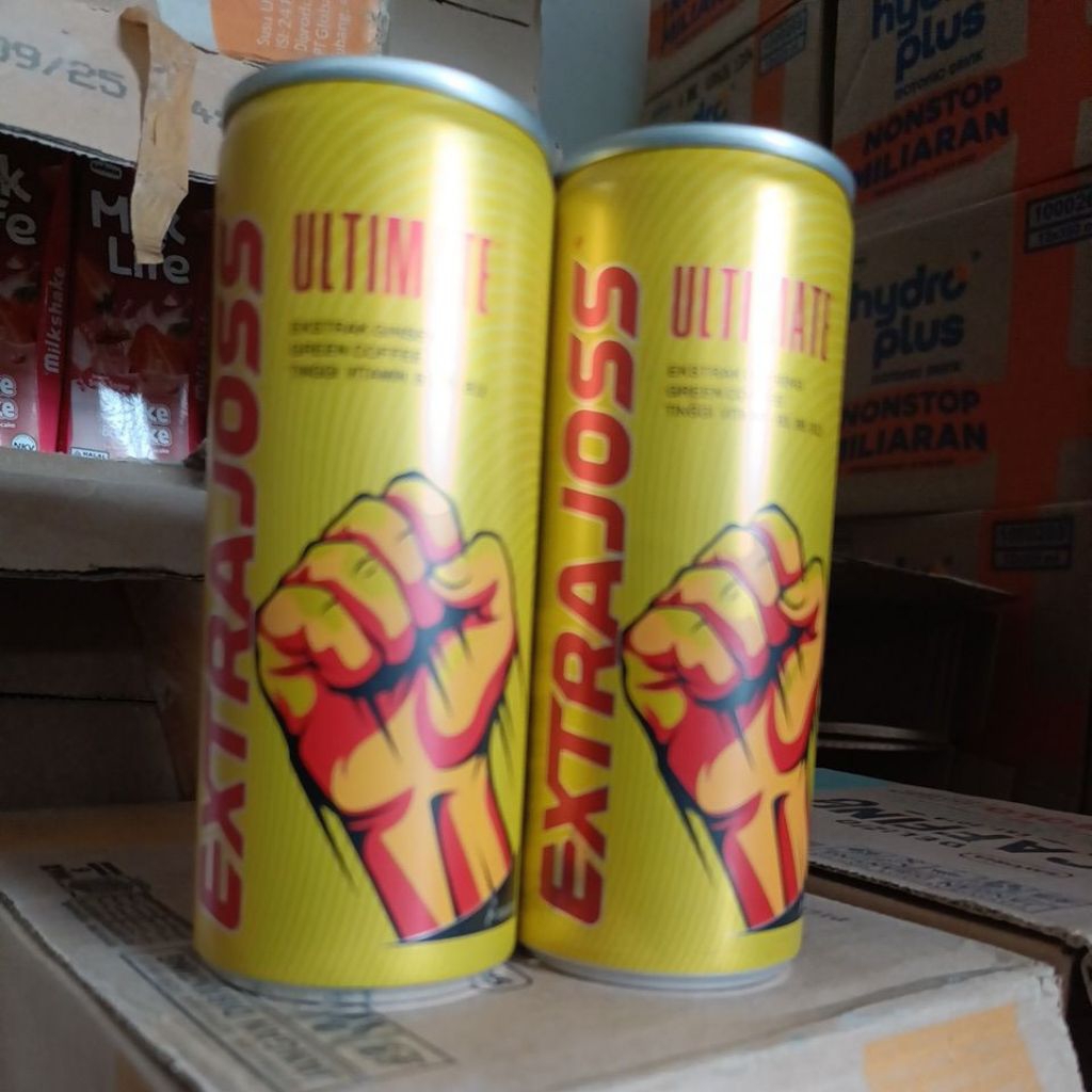 

extrajoss ultimate kaleng 250ml 1 karton isi 24pcs