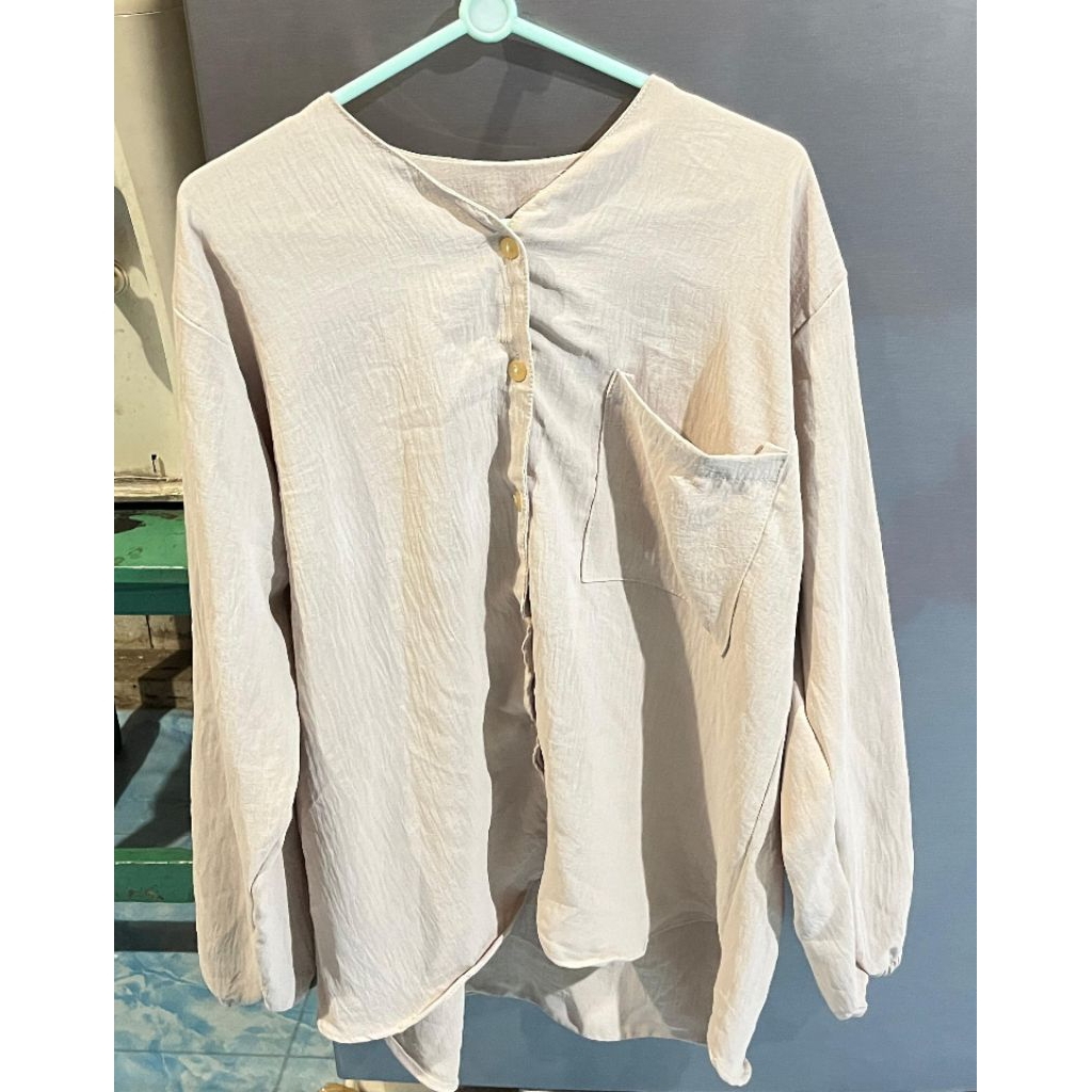 Fukutani fida loose blouse