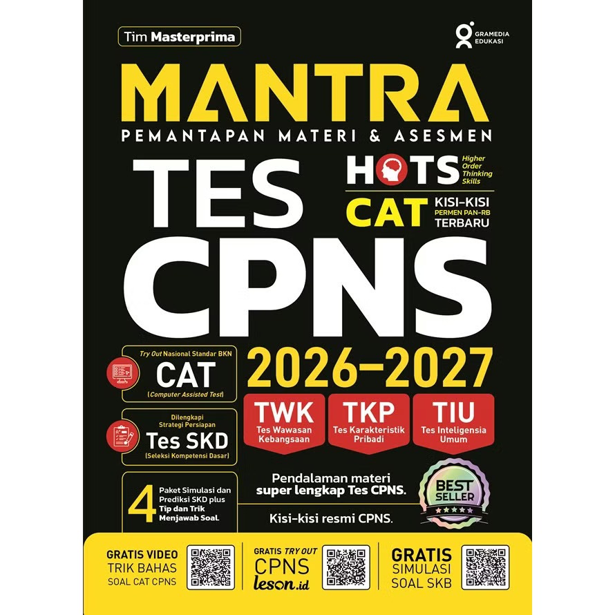 Gramedia Malang - Buku Mantra Tes CPNS 2026-2027