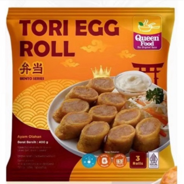

Queen Food Tori Egg Roll 400g