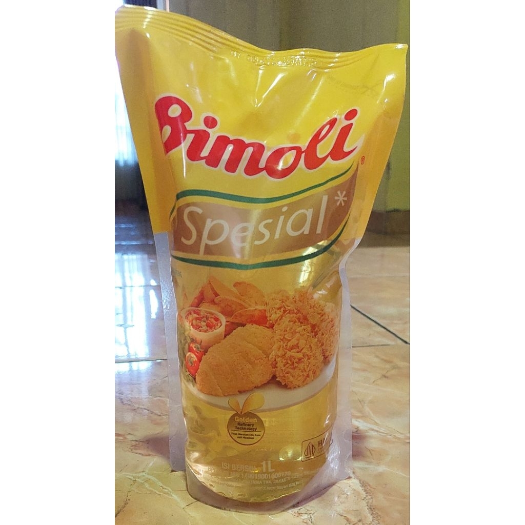 

Bimoli minyak goreng pouch 1 L 100% original