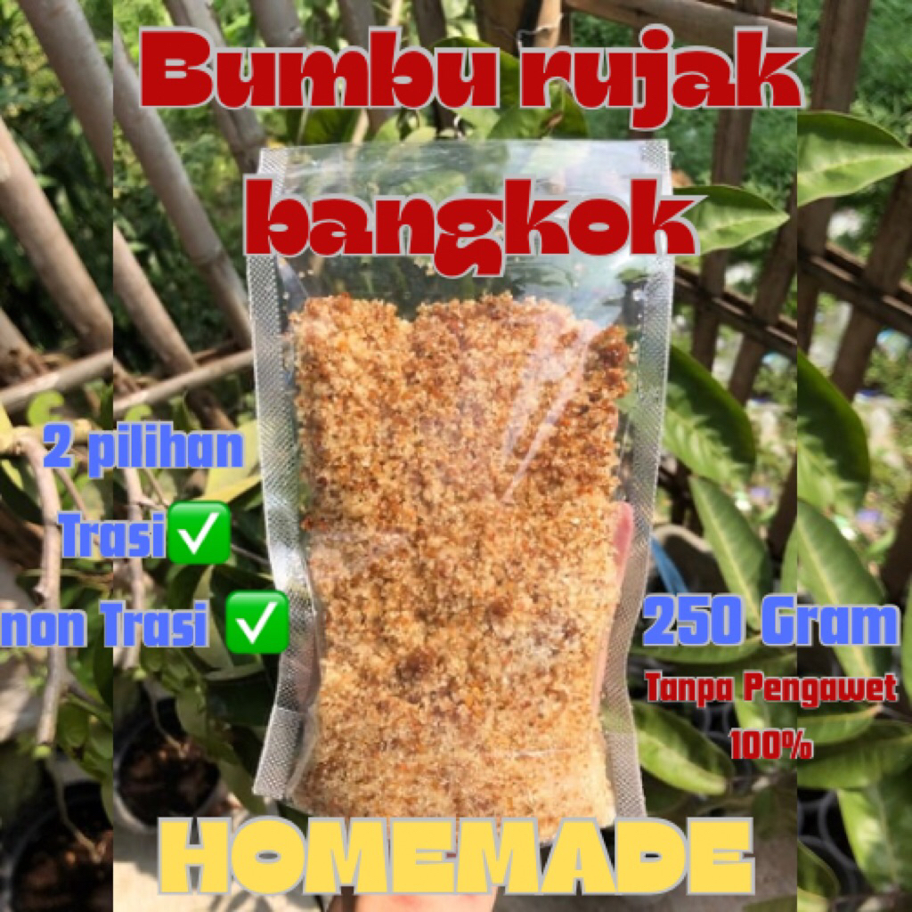 

Bumbu Rujak Bangkok Pedas Manis 250 gr – Cocok untuk Buah Segar | Homemade Asli 100%