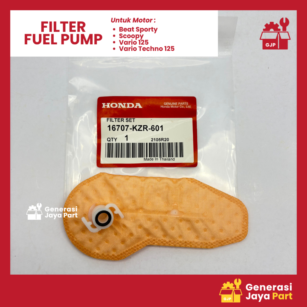 Filter Fuel Pump Pempes Bensin 16707-KZR-601 BeAT Sporty Scoopy eSP Vario 125 eSP Vario Techno 125 F