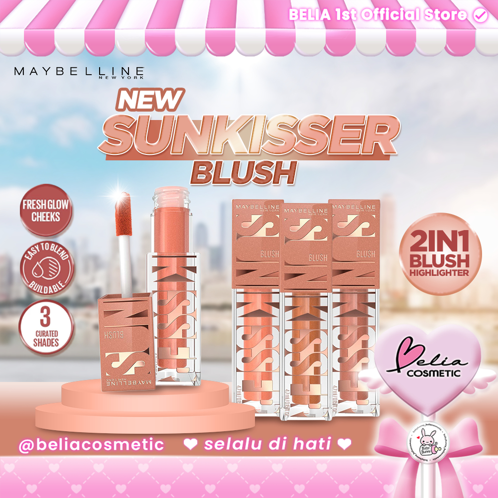 ❤ BELIA ❤ SunkisserBlush-06,MAYBELLINE | Cheeks Glow Matte Cream Blush On