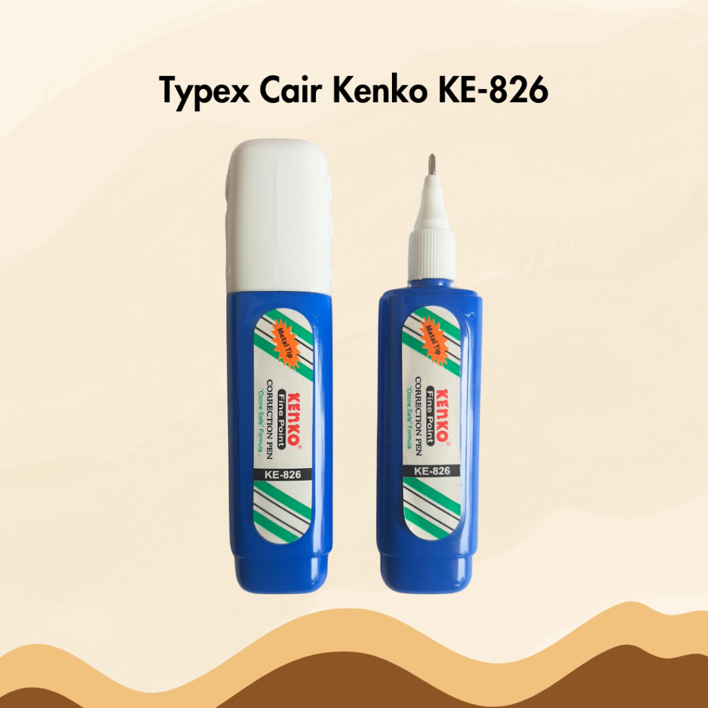 

Tip Ex Cair Correction Fluid Kenko KE-826
