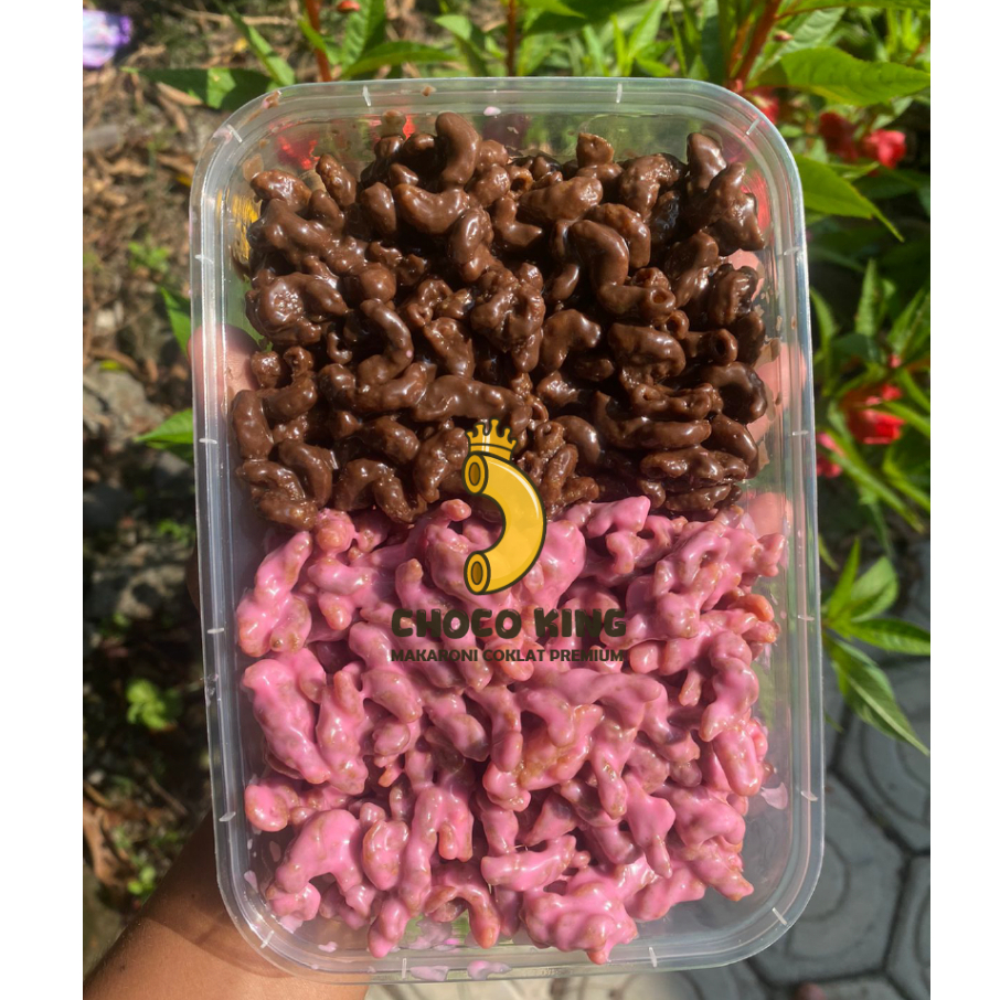 

MAKARONI LUMER PREMIUM MANIS KEMASAN BOX 500 ML VARIAN RASA COKLAT, STROBERI, MATCHA, TIRAMISU, TARO