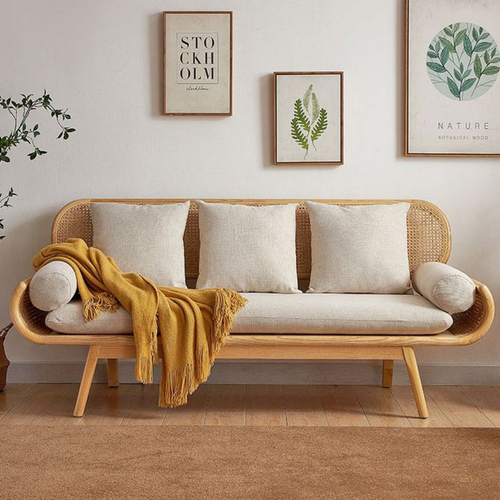 Sofa Rotan Minimalis / Sofa Tamu Rotan / Sofa Tamu / Sofa Minimalis